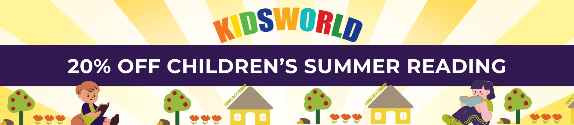 20% OFF CHILDREN'S SUMMER READING